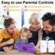 thumbnail image 3 of Contixo Tableta para Niños de 7" y Paquete de Reloj Inteligente, Aprendizaje STEM con Contixo Academy, Niños de 3-7 Años, Controles Parentales, Android Tablet, WiFi - Rosa, 3 of 6