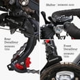 thumbnail image 4 of Gravel Bike Eurobike XC580 Road Bike Mens 54cm Frame Bicycle 700C*35C Wheels Commuter Bicycles Large Adult Red, 4 of 8