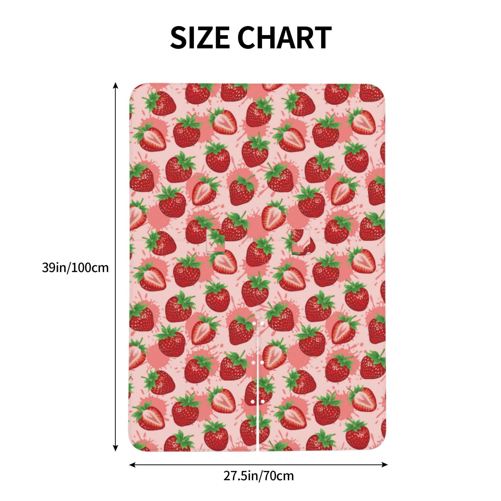 Naloa Cute Strawberry Baby Car Seat Cover, Breathable Baby Carrier Cover, Multiuse Baby Carrier Cover & Nursing Breastfeeding Cover