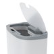 thumbnail image 2 of Cubo de basura con sensor automático, cubo de basura de gran capacidad con tapa para baño, 2 of 9