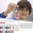 thumbnail image 3 of Llaveros Adornos Círculo de Cuero Productos de Transferencia por Sublimación Llavero Borla Argén, 3 of 9