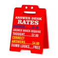 thumbnail image 2 of Dserhfy Red Acrylic Desk Caution Sign Heavy Duty Prank Desktop Warning Sign Home Office Desk Mini Table Sign Decoration Ornament Co-worker Gag Gift, 2 of 8
