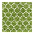 thumbnail image 3 of Unique Loom Trellis Shag Collection Area Rug - Ruby (3' 3" Square Green/Ivory), 3 of 12