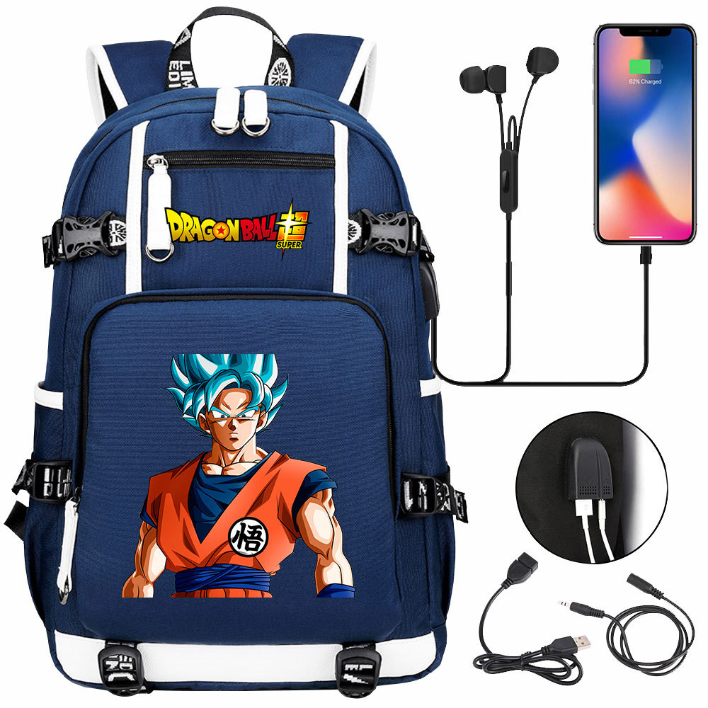 Bzdaisy Dragon Ball Goku Backpack - Large Capacity with Multiple Pockets  for 15'' Laptop Unisex for kids Teen 