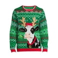 thumbnail image 5 of Holiday Time Men's Cow Ugly Christmas Sweater, 5 of 5
