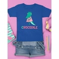 thumbnail image 3 of Crocodile In A Dress T-Shirt Juniors -Image by Shutterstock,  Medium, 3 of 4