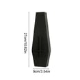 thumbnail image 3 of AURIGATE Gothic Coffin Vase with Cross Design, 3.54x10.62 in Black Wood Halloween Decorative Vase, 3 of 6
