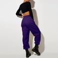 thumbnail image 5 of IYYVV Sweatpants for Women with Pockets Elastic Waist Pants Cinch Bottom Pants Solid Color Womens Joggers Sweatpants 2024 Purple XL, 5 of 6