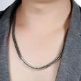 thumbnail image 5 of 8MM -14MM Stainless Steel Cuban Chain Necklace For Men Jewelry Punk Male Neck Accessories, 5 of 6