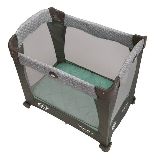 Graco Baby Travel Lite Portable Folding Crib w Bassinet Manor 1893800 Walmart