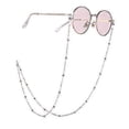 thumbnail image 4 of Women Eyeglasses Strap Literary Style Eyeglass Rose Gold Chain Hanging Neck Spectacles Chain Sunglasses Holder Strap Anti-skid Eyewear Retainer, 4 of 4