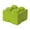 Lime Green, variant on LEGO Storage Brick 4, Bright Blue