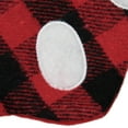 thumbnail image 5 of Northlight 15.5" Red and Black Buffalo Plaid Pet Embroidered Christmas Stocking, 5 of 6