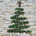 thumbnail image 6 of AYktou Christmas Garland, Encrypted Green Decorative Rattan Glittering Hanging Ornament Artificial Garland for Holiday Wall Hanging Staircase Fireplace Banister Railing Christmas Tree Decor Supply, 6 of 6