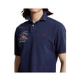 thumbnail image 3 of Polo Ralph Lauren Men's Classic Fit Flag Mesh Polo Shirt Blue Size X-Large, 3 of 4
