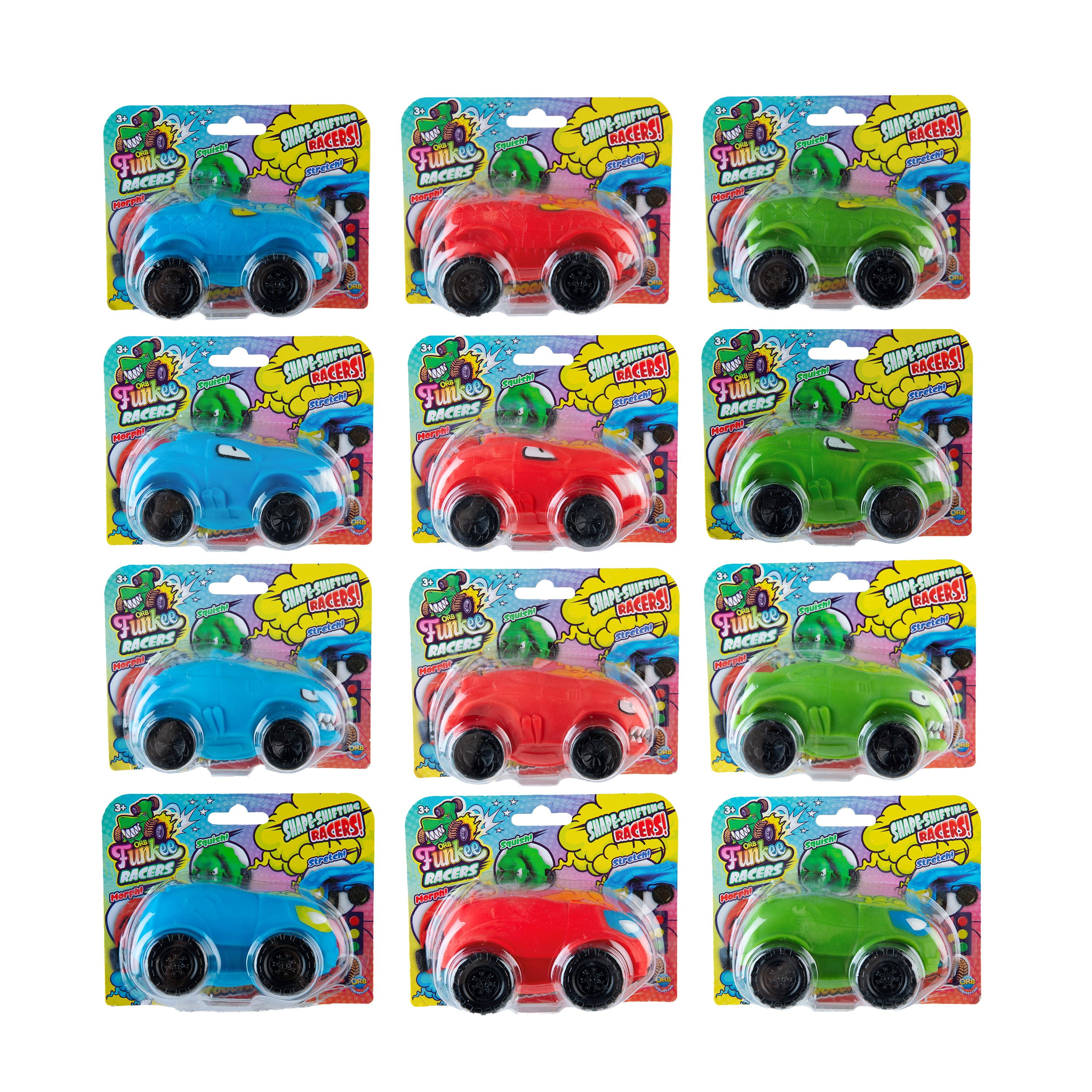 ORB Funkee Racers Squishable Stretch Cars for Kids Ages 3 and Up