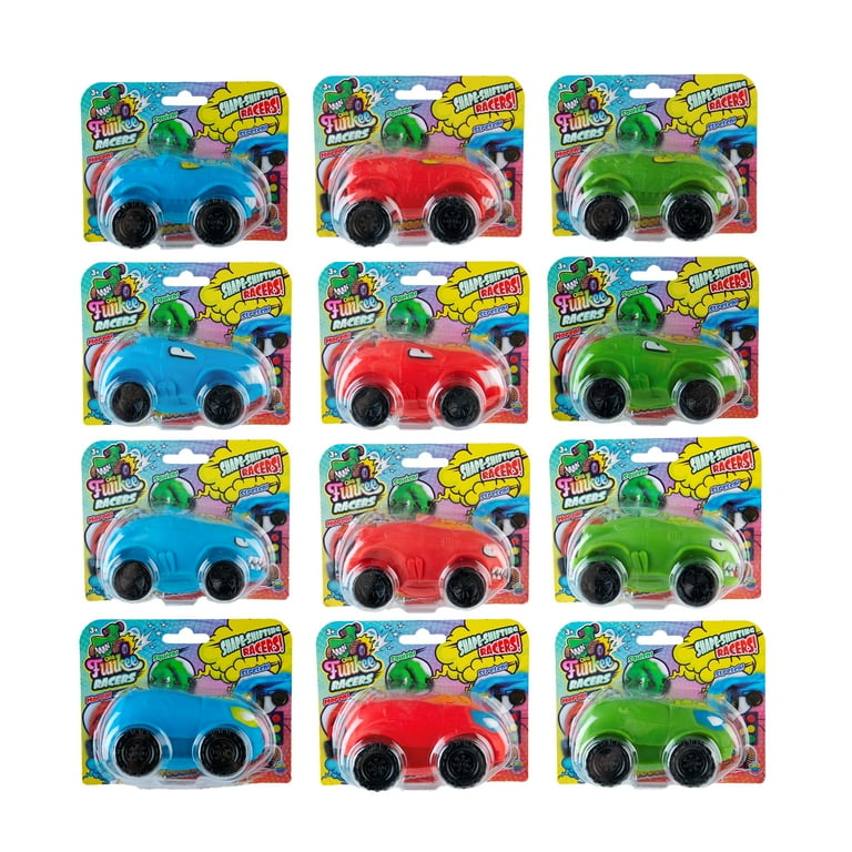 ORB Funkee Racers Squishable Stretch Cars for Kids Ages 3 and Up