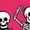 Heliconia Pink, variant on Shop4Ever Women's Skeletons With Pink Ribbons Graphic T-Shirt Medium Azalea Pink