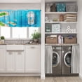 thumbnail image 5 of LALILO Kitchen Curtains and Valances Set of 3 36" Sea Ship Window Treatment Tiers for Window Decor, 5 of 5
