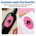 thumbnail image 4 of Avery Printable Oval Labels, Bright Pink, 4.25" x 2.5", 240ct, 4 of 11