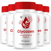 (5 Pack) Glycozen Blood Support Capsules, Glycuzen Supplement (300 Capsules)