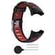 thumbnail image 3 of Correa Banda Pulsera de Silicona para Suunto Quest M1 M2 M4 M5(+) Negro Rojo, 3 of 3