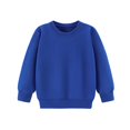 thumbnail image 7 of Resicozy Girls Casual Crewneck Sweatshirts Long Sleeve Oversized Cute Pullover Fleece Fashion Fall Tops 4-12 Years Royal Blue 140, 7 of 7