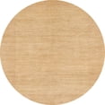 thumbnail image 1 of Ahgly Company Indoor Round Abstract Orange Solid Area Rugs, 6' Round, 1 of 6