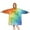 Rainbow Tie Dye, variant on Rainbow Tie Dye Ink Pattern Wearable Oversized Blanket,Wearable Blanket Hoodie for Adults,Cozy Hooded Blankets with Super Pockets,Super Warm Fuzzy Pullover for Women & Men