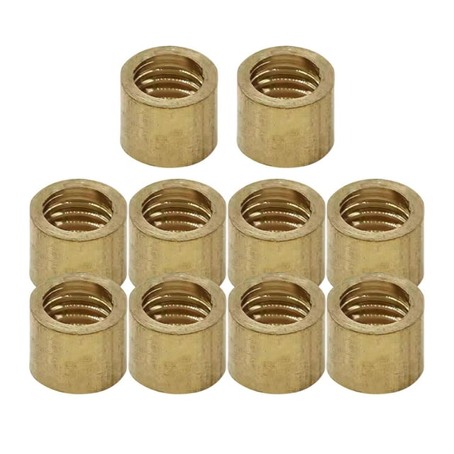 10 piezas de casquillos para tacos de billar, piezas de reparación para billar, esquina de billar de cobre 95 mm