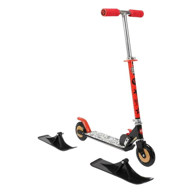 koolsoo Kids Snow Scooter Sled Balance Training Scooter Winter Snow Sled Ski Scooter