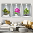 thumbnail image 1 of Hot6sl Ofertas Del Día Calcoma de Plantas y Plantas En Macetas, Pasillos, Escaleras, Pintura Decorativa, Murales de Plantas y Flores, Paredes de Hoteles y Restaurantes., 1 of 3