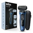 thumbnail image 1 of Braun Series 6 6020s Electric Shaver with Precision Trimmer, Wet & Dry, Rechargeable, Cordless Foil Shaver, Blue, 1 of 7