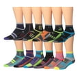thumbnail image 2 of RONNOX Women's 12-Pairs Running & Athletic Sports Performance Ankle/Quarter Socks WRQ12-AB-ML, 2 of 4