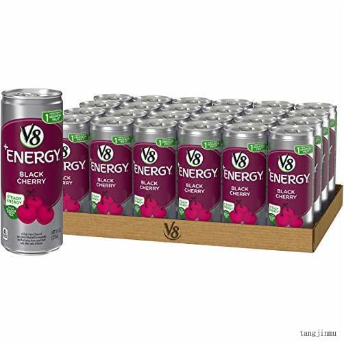 Energy, Healthy Energy Drink, Natural Energy From Tea, Black Cherry, 8 ...