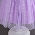 thumbnail image 6 of Odeerbi Kids Dress Toddler Girls Princess Dresses Tulle Dress Middle-aged Children's Sleeveless Embroidery Mesh Gauze Dress Purple, 6 of 9