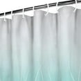 thumbnail image 4 of Aqua Shower Curtain with Rings Coastal Decor Bath Ideas Summer Ocean Beach Theme Ombre Bathroom Shower Curtain Set Bathroom Curtain for Women Bathtub Hotel, 72x84in Spa Blue, 4 of 4