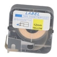 thumbnail image 3 of Label Tape Yellow Scratch Resistant Wear Resistant 12mm Width PET Material Temperature Resistance Label Tape Replacement  for LM 390A for LM 370A ANGGREK Otros, 3 of 8