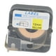 thumbnail image 4 of Cinta de etiquetas para máquina MAX Line LM 380E LM 390A LM 370A LM 380A LM 380EZ Cinta de etiquetas autoadhesiva amarilla de 12 mm y 26,2 pies con carcasa, 4 of 14