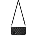 thumbnail image 4 of Elegant Case for Samsung A12 4G Wallet Case RFID Blocking Card Slots Holder with Shoulder&Crossbody Strap, Magnetic Folio Kickstand Handbag Flip Phone Cover for Samsung Galaxy A12 4G, Black, 4 of 8