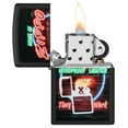 thumbnail image 4 of Zippo Neon Sign Design Black Matte Pocket Lighter, 4 of 6