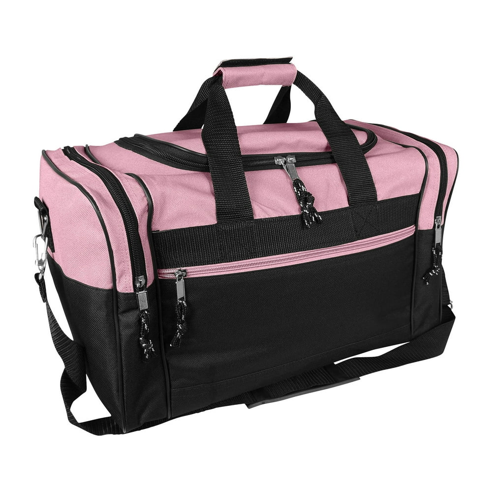 DALIX 17" Blank Duffel Bag Duffle Travel Size Sports Durable Gym Bag in