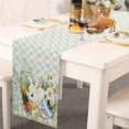 thumbnail image 4 of Easter Egg Bunny Table Runner Kitchen Table Decoration Table Cloth Pad Coffee Table Cloth Holiday Banquet Living Room Table Cloth (3), 4 of 7