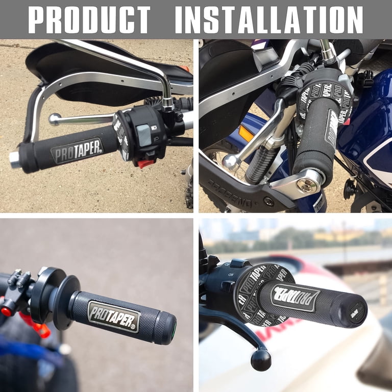 Miroir Colliers Serrage Adaptateur 22mm Guidon Moto - M8 8mm - Pour Dual Sport Dirt Bike ATV Quad Custom