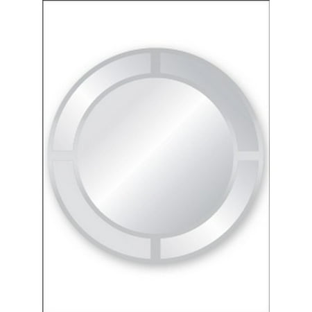 - Spancraft Glass Round Wall Mirror