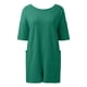 thumbnail image 4 of Mono corto de verano sin espalda para mujer: mono deportivo holgado para la playa, color liso, informal, tallas S-XL, 4 of 6