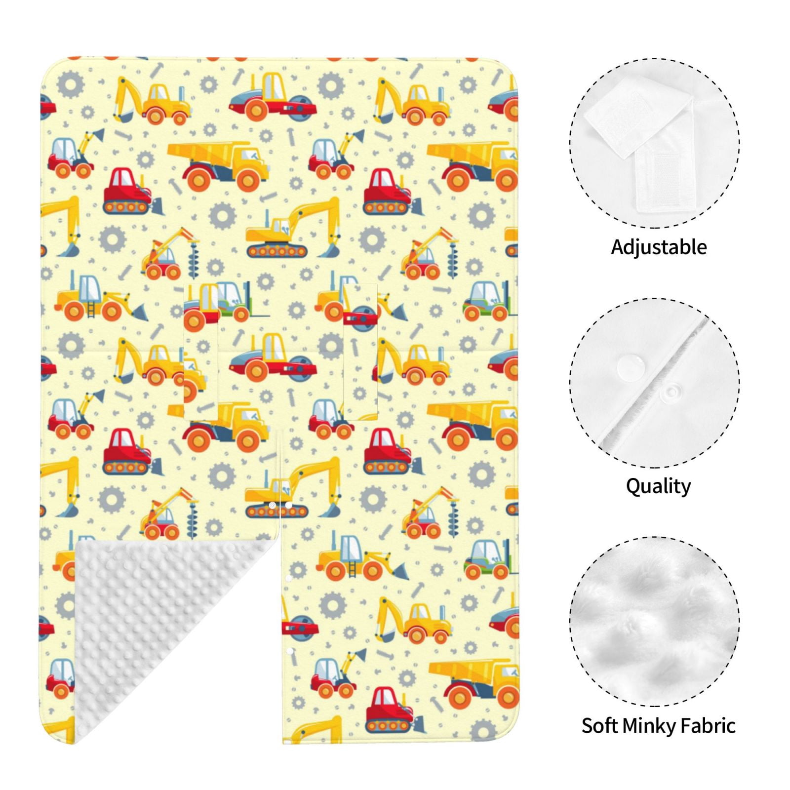 Naloa Heavy Equipment Baby Car Seat Cover, Breathable Baby Carrier Cover, Multiuse Baby Carrier Cover & Nursing Breastfeeding Cover