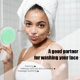 thumbnail image 5 of LNGOOR Brosse Exfoliante pour le Visage Verte Brosse Exfoliante pour le Visage 3,15” X 6,69” Brosses pour le Visage Non en Silicone, 5 of 5