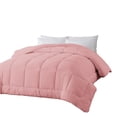thumbnail image 4 of BedTreat Down Alternative Comforter with Corner Tabs - All Season Quilted Queen Size 240 GSM Pink Comforter, Machine Washable Microfiber Bedding, 4 of 8