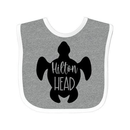 

Inktastic Hilton Head Sea Turtle Design Gift Baby Boy or Baby Girl Bib